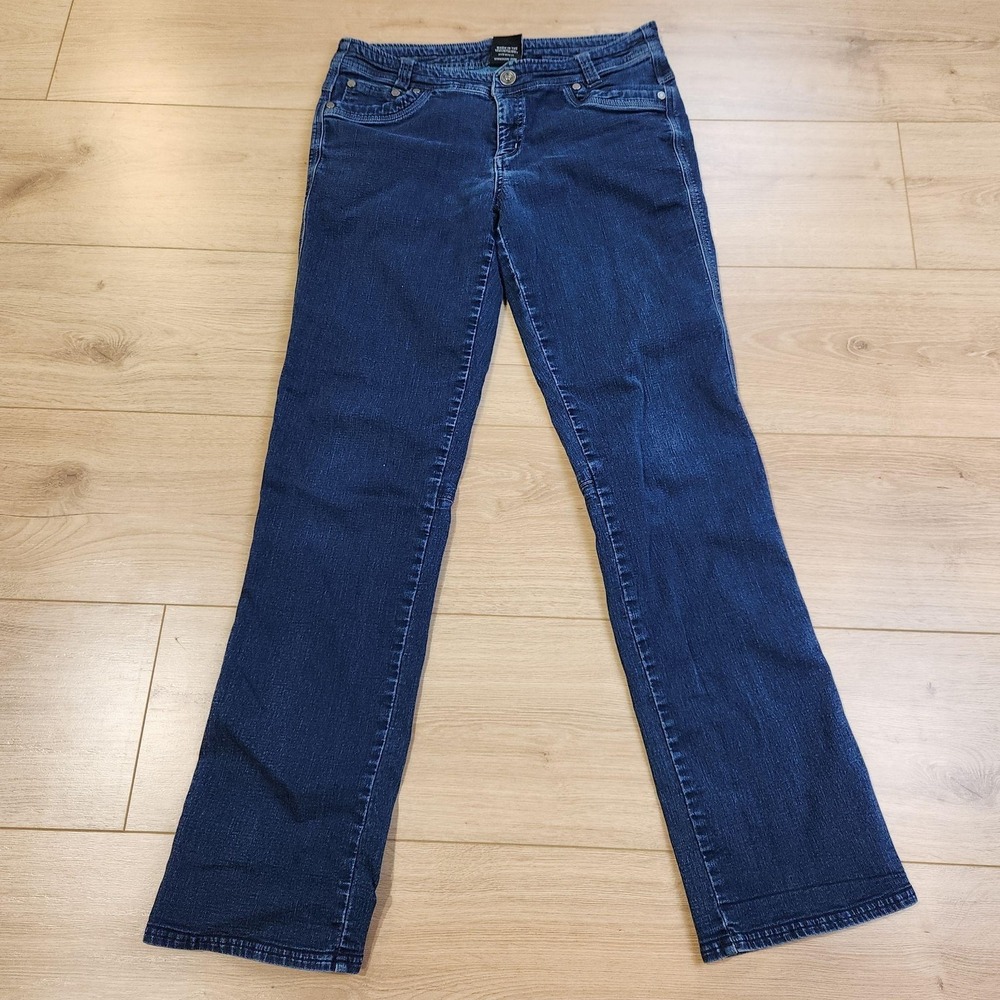 Kuhl Jeans Womens 8 Regular Medium Wash Blue Mid Rise Straight Denim Pants